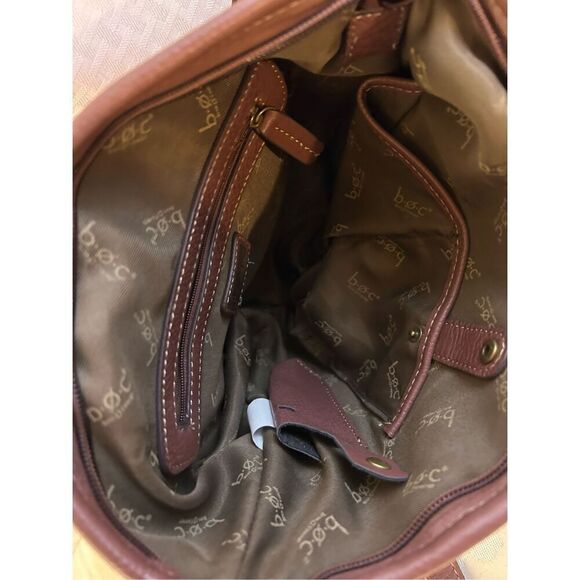 Boc Born shoulder bag red brown 12x9.5” faux leather - Picture 7 of 10